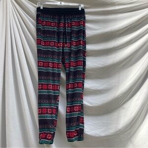 Secret Treasures Holiday Super Soft Pajama Pants, Size Medium (8-10)